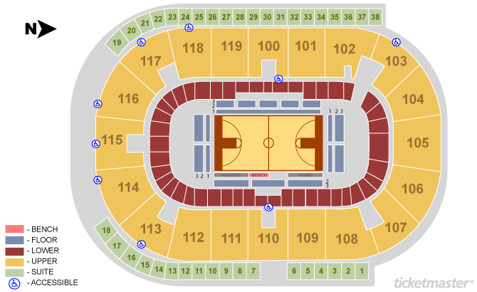 Copps Coliseum Seating Chart